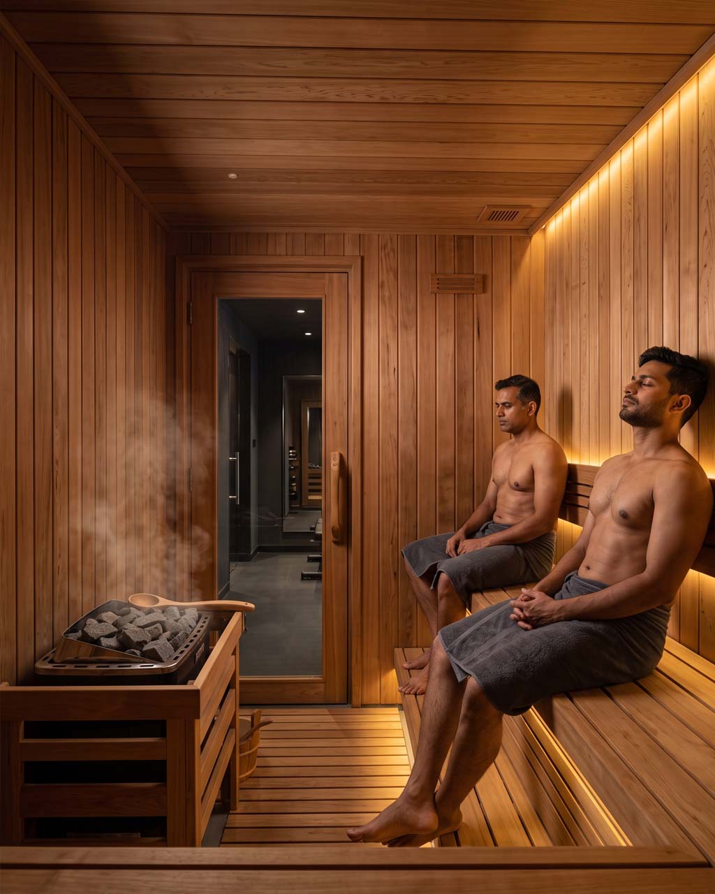 Sauna at Evolve Up
